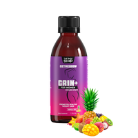 ¡NUEVO SABOR! TROPICAL FRUIT GAIN+ para mujeres (suministro para 1 semana)