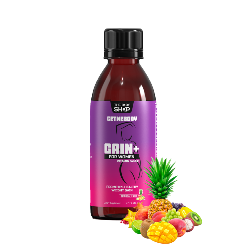 ¡NUEVO SABOR! TROPICAL FRUIT GAIN+ para mujeres (suministro para 1 semana)