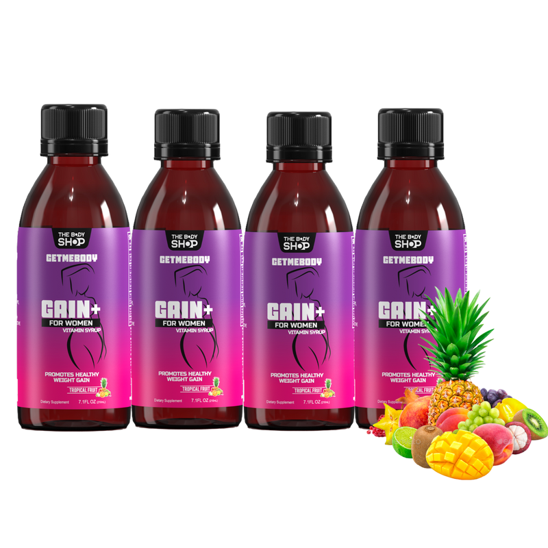 AGREGUE Y AHORRE GAIN+ DE FRUTAS TROPICALES para MUJERES (suministro mensual) AHORRE $8